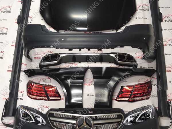 Комплект рестайлинга для Mercedes E-class w212 E63 AMG + оптика