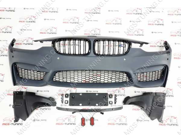 Бампер передний BMW 3 series f30 М3-Look + ноздри