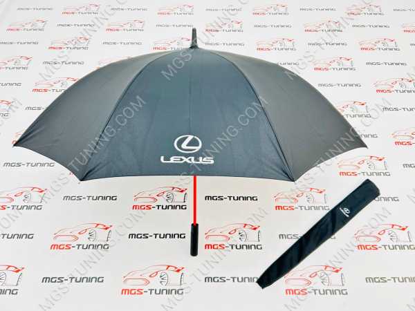Зонт трость Lexus с красными вставками