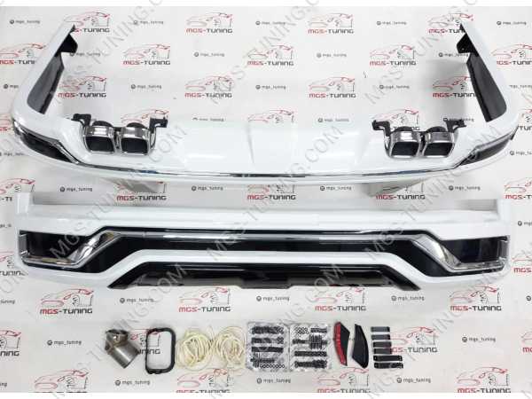 Обвес Modellista Toyota Land Cruiser 200 2015+ (белый перламутр)