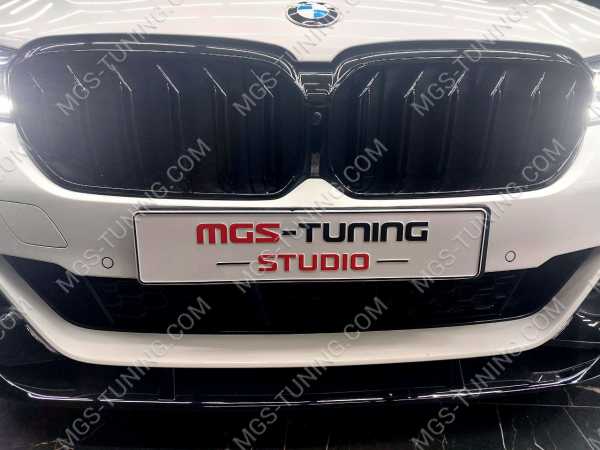 решетка радиатора ноздри бмв бэха бумер стиль M5 F90 двойные полосы для BMW 5 серия G30 рестайлинг