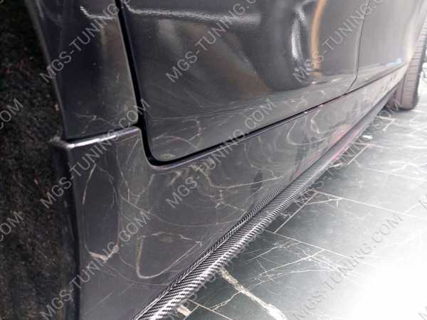 лезвия порогов M Performance перфоманс под карбон карбон лук Carbon look для BMW 5 series 5 серия ф10 F10