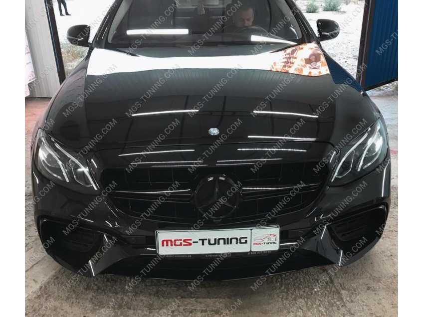 Mercedes E-Class W213 бампер + диффузор E63