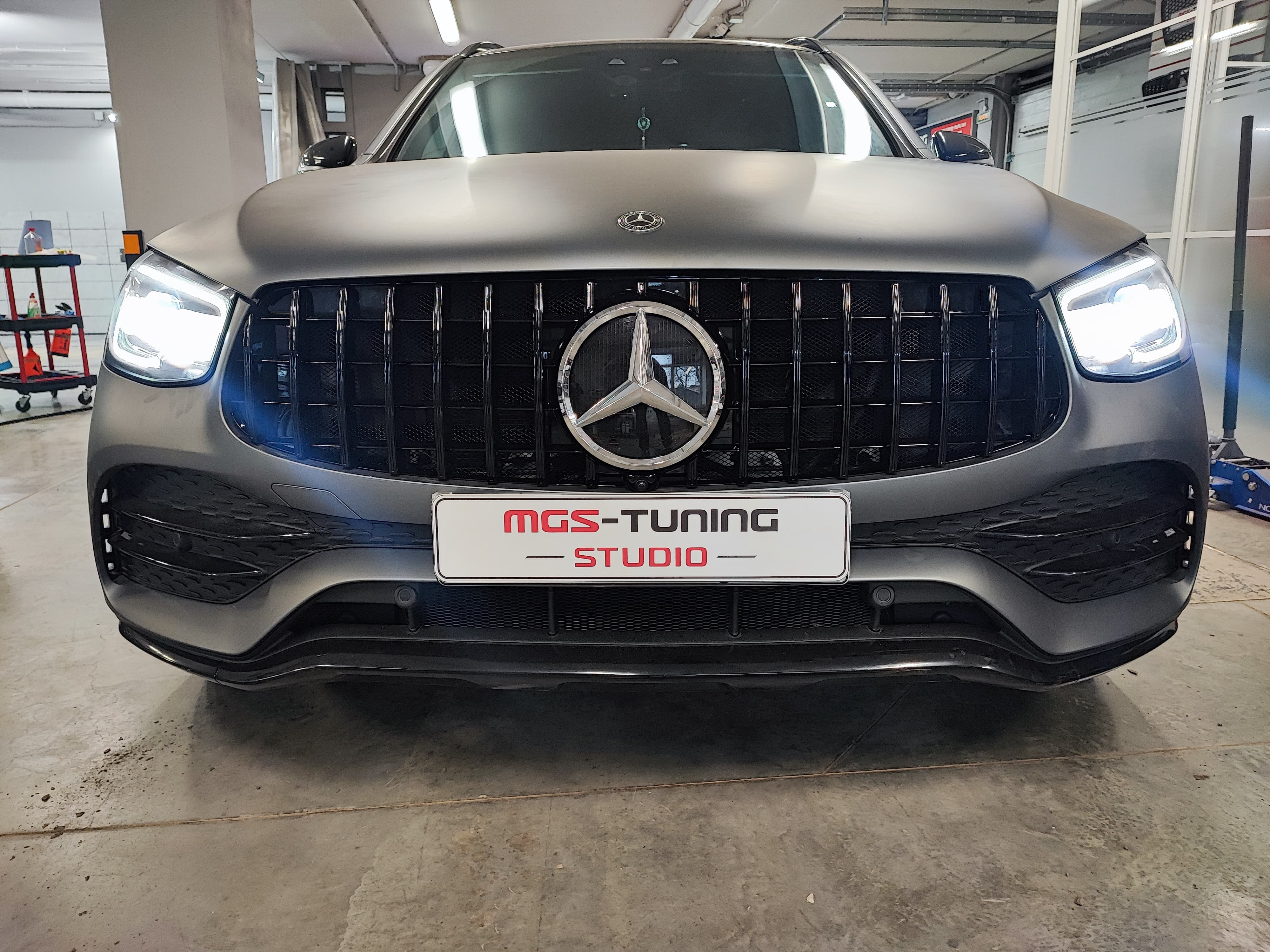 Решётка Mercedes GLC/GLC-Coupe X253/C253 рест. GT Style black