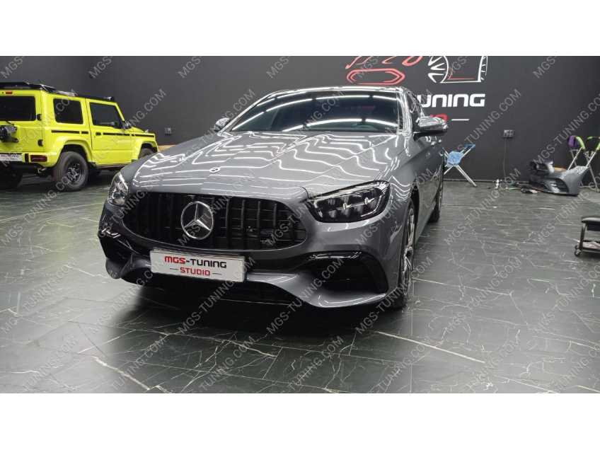 Обвес Mercedes E-class w213 рест. в стиле Е63 S + Спойлер 63s на крышку багажника 