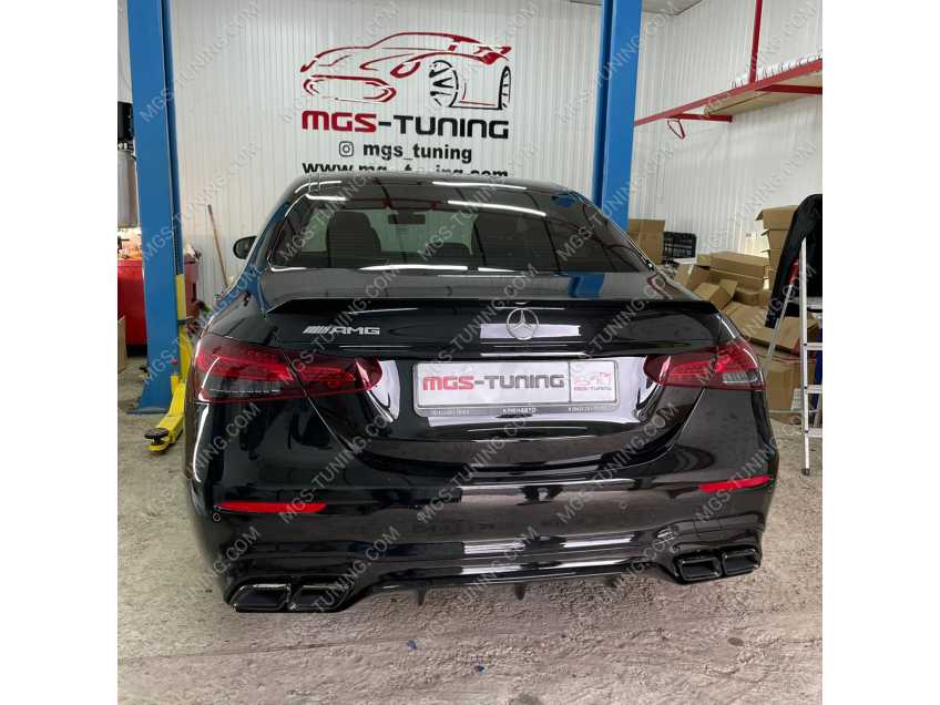 Решётка + Спойлер + Диффузор на Mercedes E-class w213