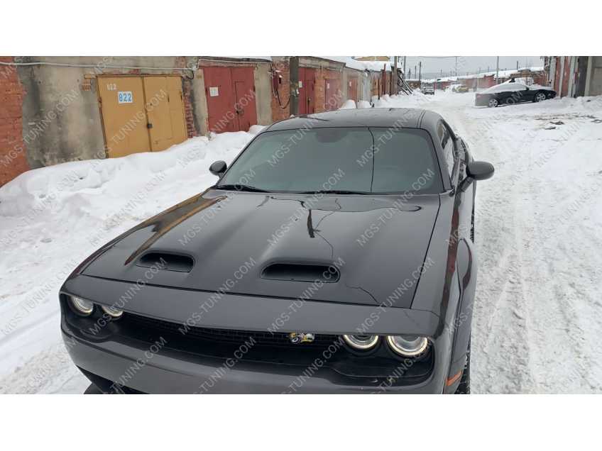 Капот Hellcat Redeye на Dodge Challenger 