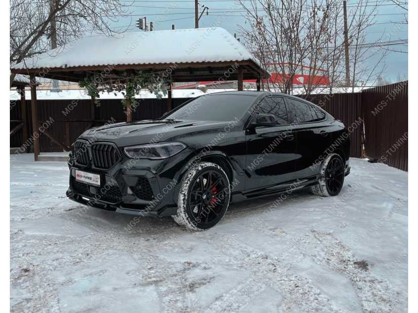Обвес в стиле X6M F96 на BMW X6 G06