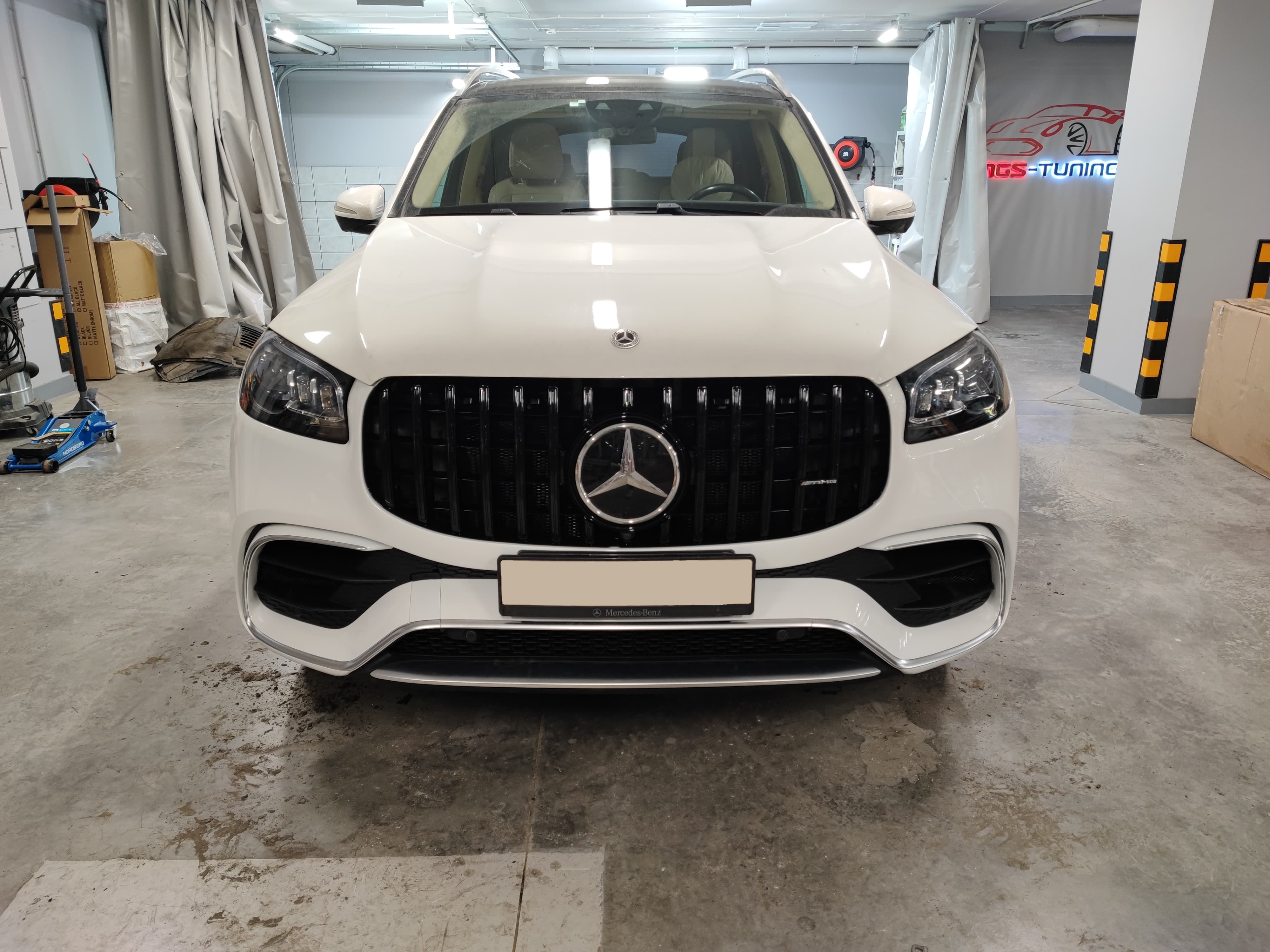 Решётка Mercedes GLS-class x167 GT style black
