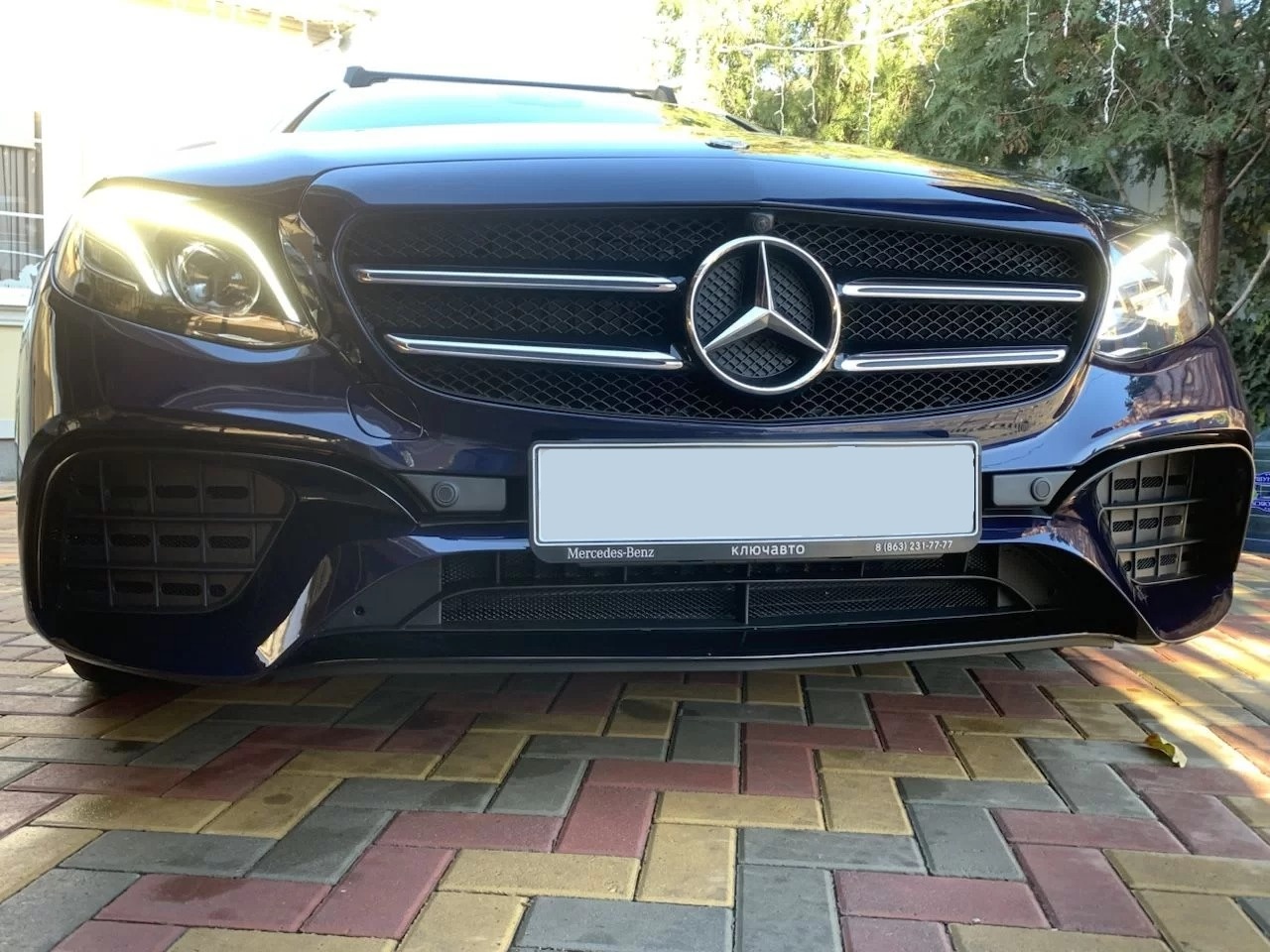 Передний бампер Mercedes E-class в стиле E63 S AMG