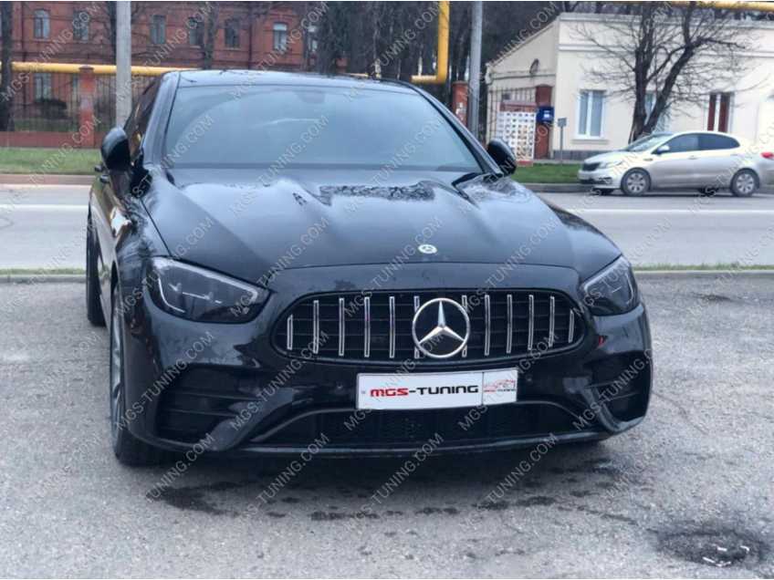Решетка + Диффузор с насадками E-Class W213 Рестайлинг