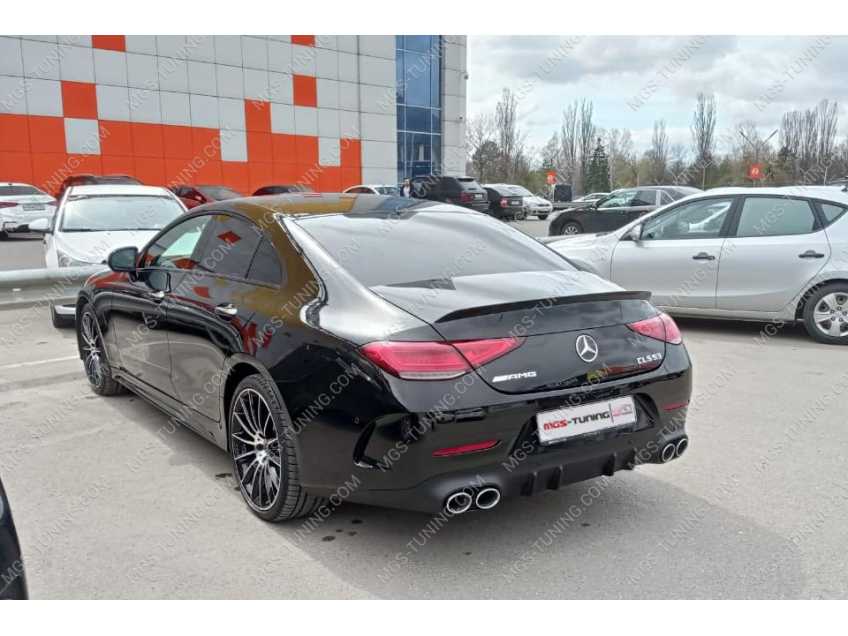 Диффузор Mercedes CLS-class C257 53 AMG + хром насадки