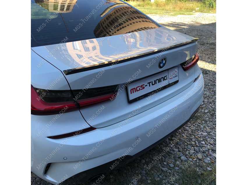 Спойлер BMW 3 series G20 M-Performance черный глянец