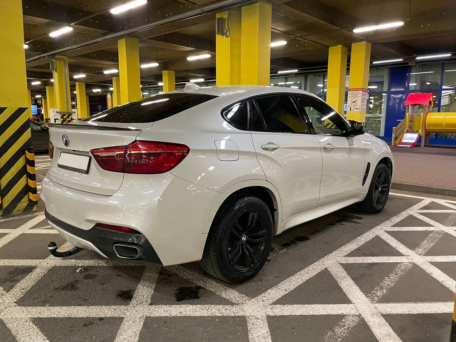 Cпойлер + крышки зерккал BMW X6 F16