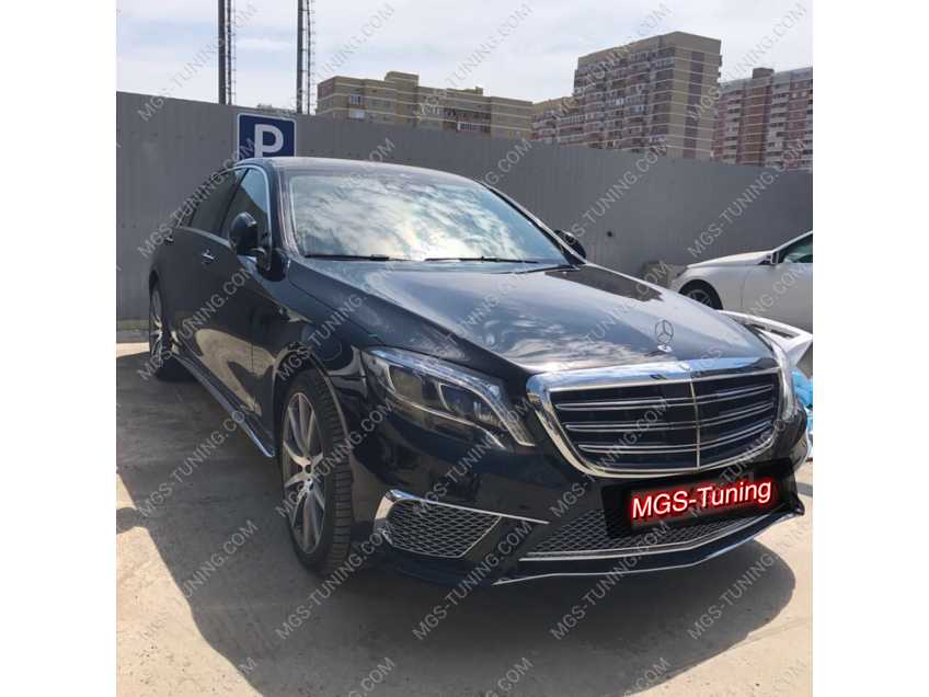 Обвес S65 AMG на Mercedes Benz S-class W222