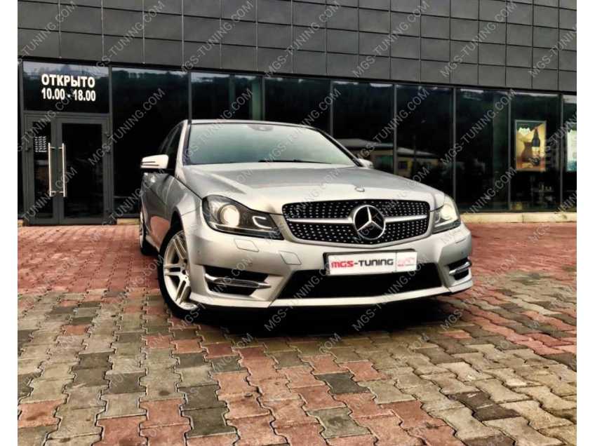 Решетка Diamond + Спойлер C-Class W204
