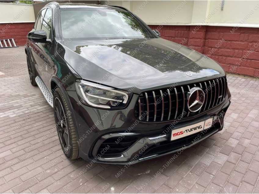 Обвес Mercedes GLC-class в стиле GLC 63 AMG + Пороги 