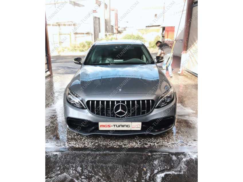 Бампер + решетка и диффузор C-Class
