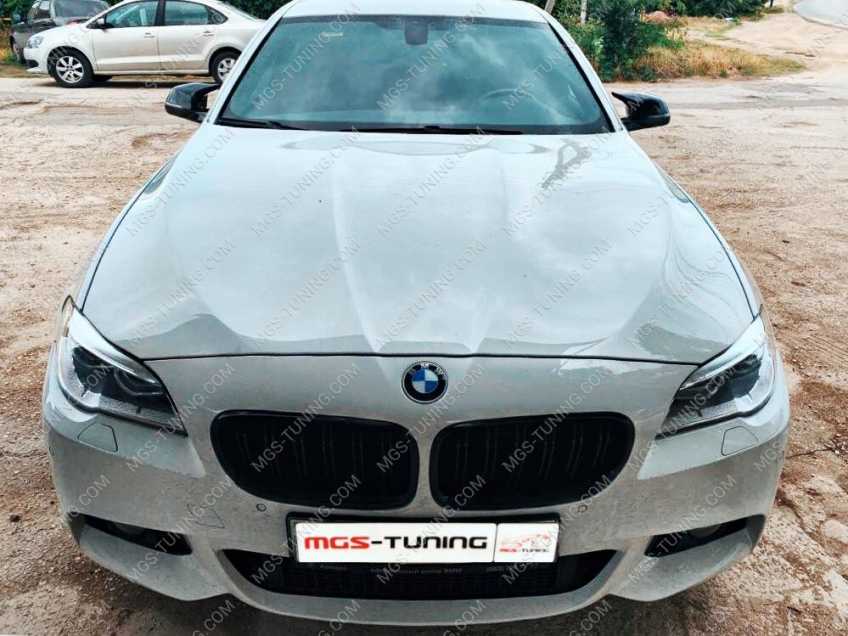 Крышки на зеркала + ноздри  BMW М5 F10 черные