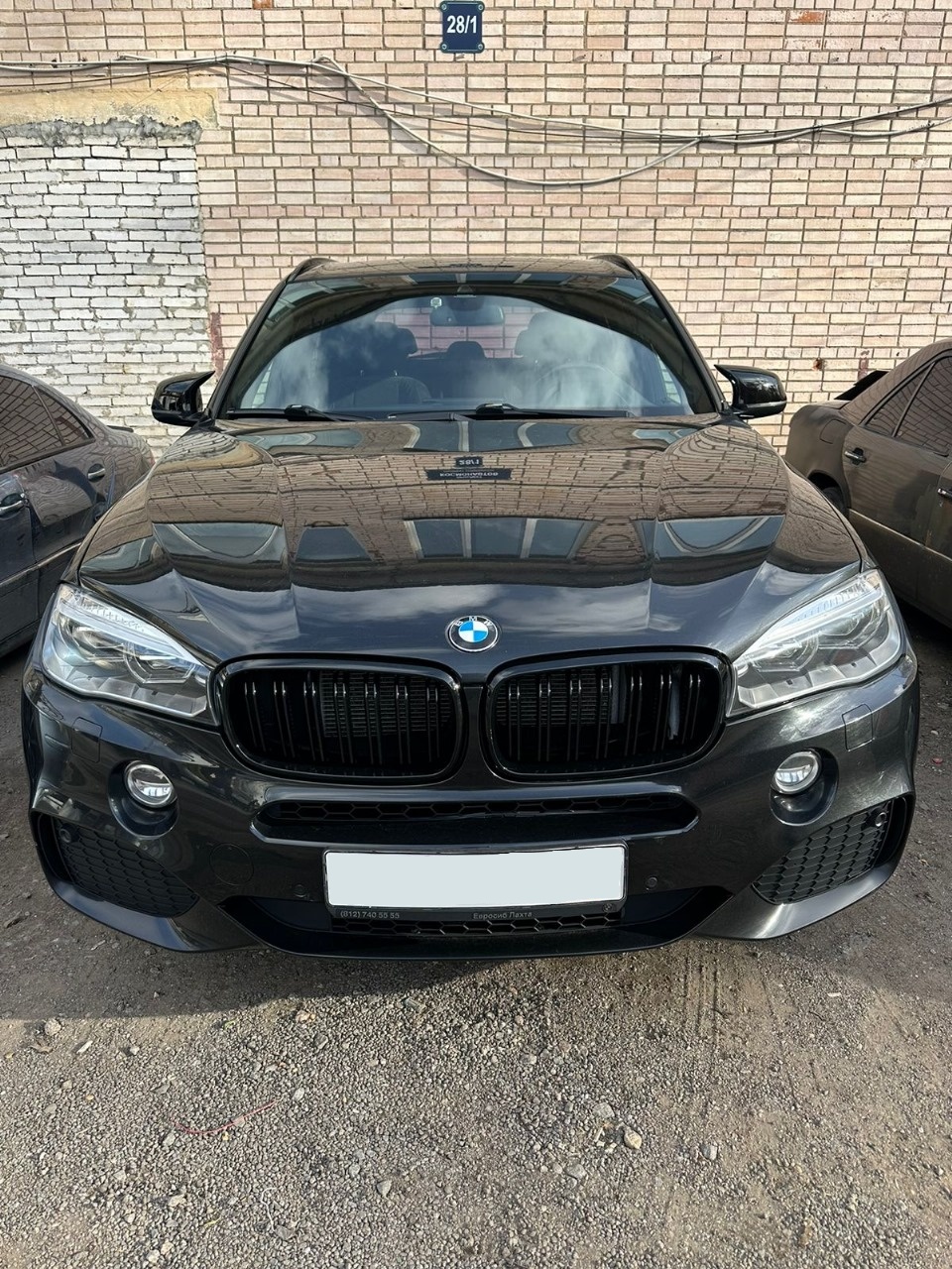 Набор  BMW X5 M F15 Ноздри + крышки зеркал