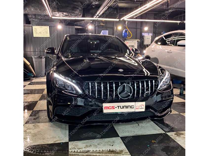 Mercedes C63 AMG W205 Решетка в стиле GT