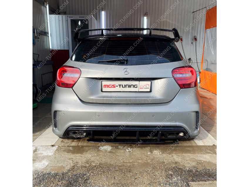 Mercedes A-Class W176 Диффузор + Спойлер