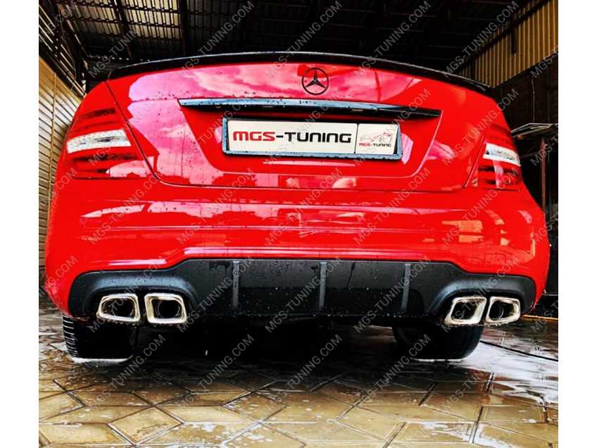 Mercedes C-Class W204 Диффузор с насадками
