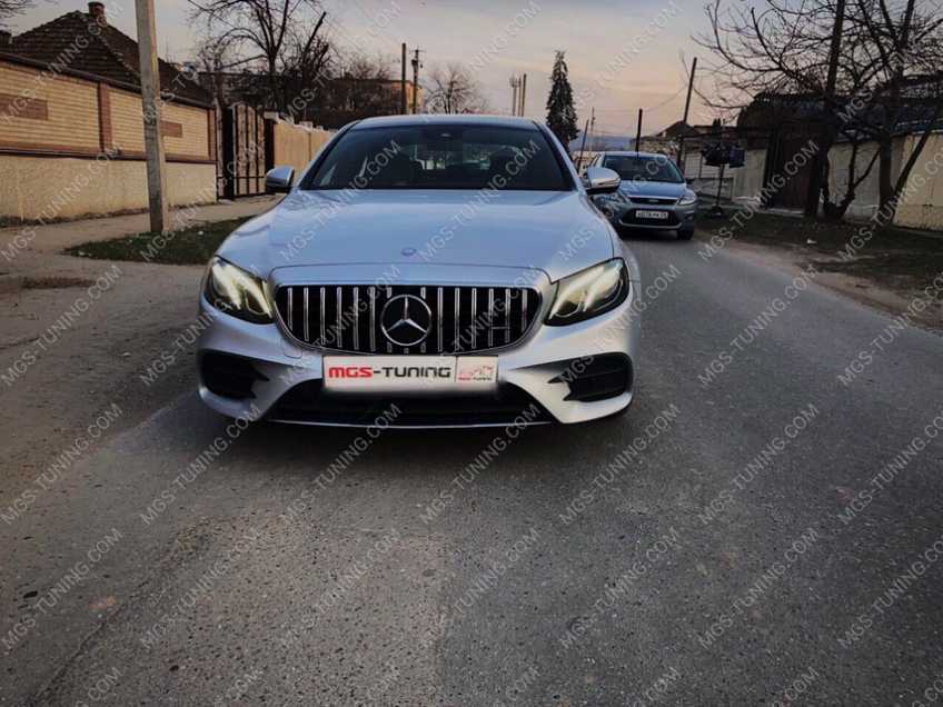 Решетка радиатора Mercedes e-class W213 в стиле GT