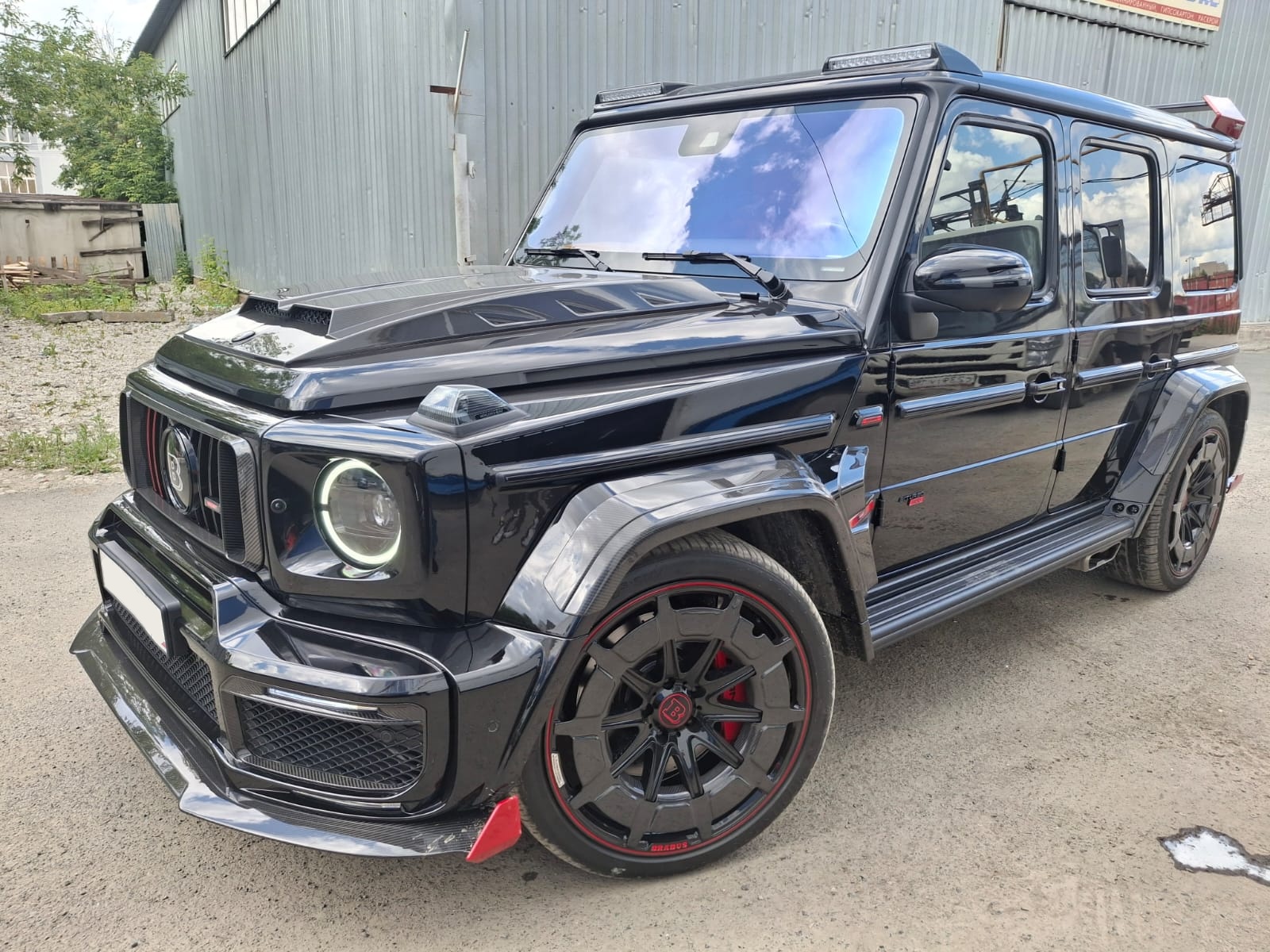 Обвес переделка для Mercedes Benz G-class w463 Brabus style с дисками