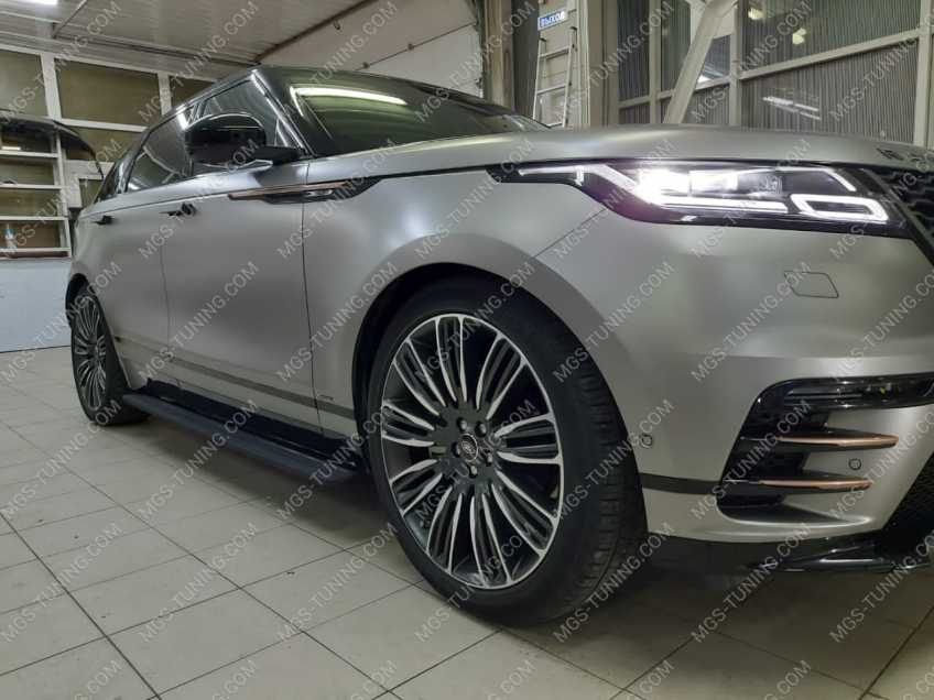 Пороги выдвижные Range Rover Velar