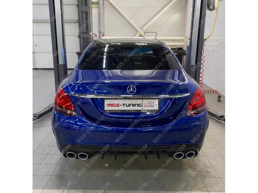 Диффузор Mercedes C-class w205 С43 AMG