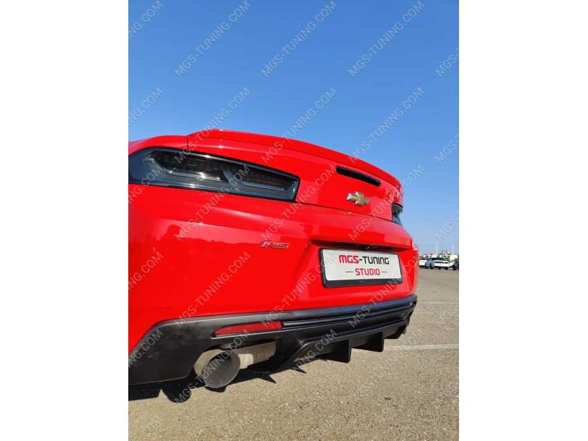 Диффузор в стиле ZL1 на Camaro 16-18 гг. под выхлоп 2х2