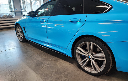 Лезвия порогов BMW 4 series f32/f33/f36 M-Performance (под карбон)