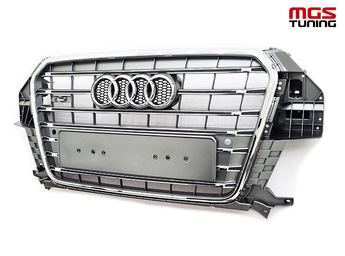Решётка на Audi Q3 11-14 в стиле SQ3 style #2 / Решётка на Ауди Ку3 11-14 в стиле СКу3 стиль #2