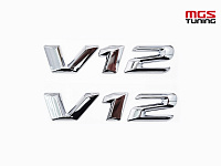 Шильдики V12 для Mercedes S-class Maybach (Майбах) / Шильдики В12 для Мерседес С-класс Майбах