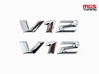 Шильдики V12 для Mercedes S-class Maybach (Майбах) / Шильдики В12 для Мерседес С-класс Майбах