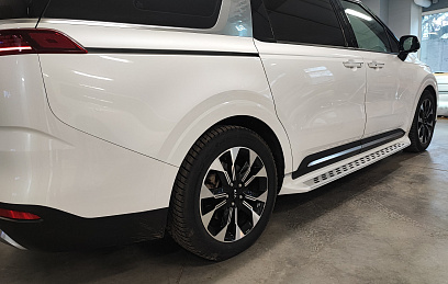 Пороги KIA Carnival 2020-н.в.белые