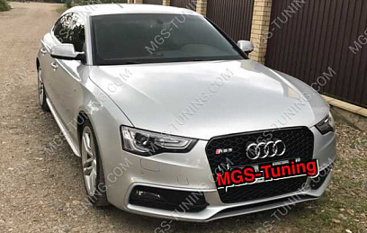 Решетка радиатора на Audi A5 в стиле RS5