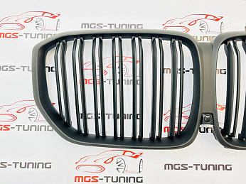 Решётка в стиле BMW X5 M G05 черный мат 2