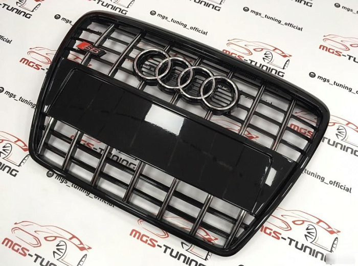 Решётка на Audi A6 04-11 в стиле S6 style #2 / Решётка на Ауди А6 04-11 в стиле С6 стиль #2