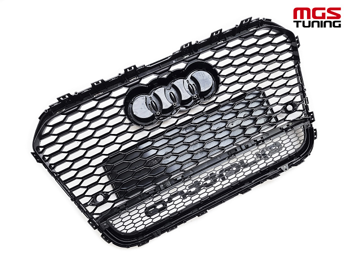Решётка на Audi A6 11-14 Quattro в стиле RS6 style #1 / Решётка на Ауди А6 11-14 Кватро в стиле РС6 стиль #1