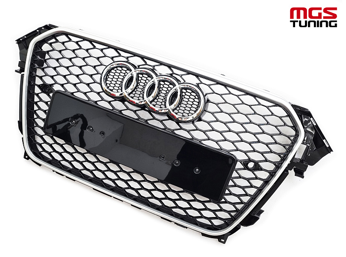 Решётка на Audi A4 11-15 в стиле RS4 style #3 / Решётка на Ауди А4 11-15 в стиле РС4 стиль #3