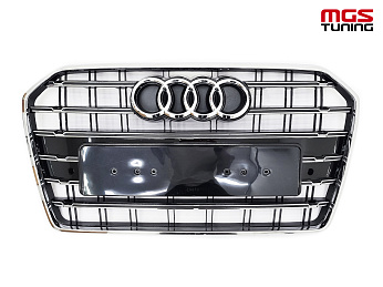 Решётка на Audi A6 14-18 в стиле S6 style #1 / Решётка на Ауди А6 14-18 в стиле С6 стиль #1
