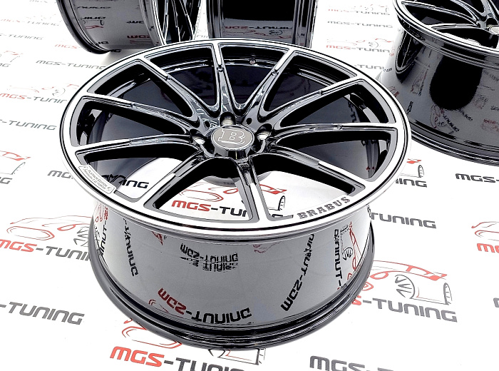 Комплект кованых дисков Mercedes G-class Brabus style R22 J10 5x130 et28 / Комплект кованых дисков Мерседес Г-класс Брабус стиль Р22 Ж10 5Х130 ЕТ28