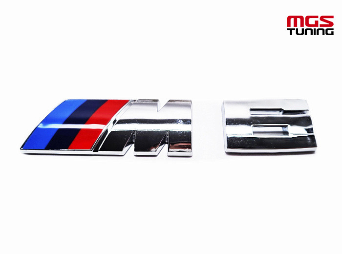 Шильдик "M6" на багажник хром / Шильдик "М6" на багажник хром