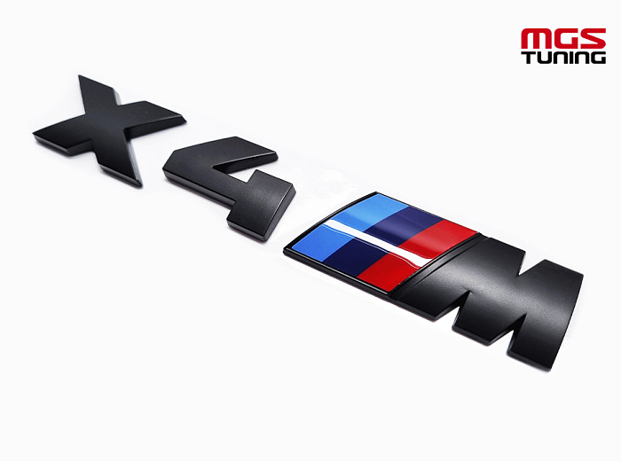 Шильдик на крышку багажника BMW "Х4 М" черный / Шильдик на крышку багажника БМВ "Х4 М" черный