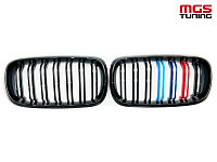 Решётка в стиле BMW X5 M f15 с триколором М / Решётка в стиле БМВ Х5 М Ф15 с триколором М