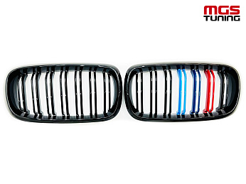 Решётка в стиле BMW X5 M f15 с триколором М / Решётка в стиле БМВ Х5 М Ф15 с триколором М