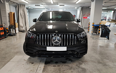 Решётка Mercedes GLE Coupe С167 GT style (под камеру)