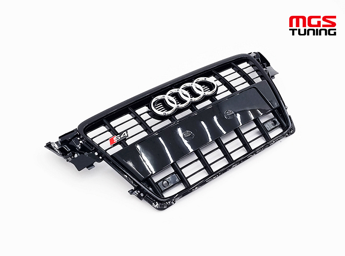 Решётка на Audi A4 07-12 в стиле S4 style #3 / Решётка на Ауди А4 07-12 в стиле С4 стиль #3